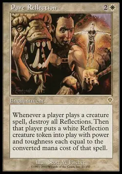 1x Pure Reflection - Foil Moderate Play, English Invasion MTG Magic - Image 1