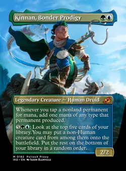 Custom MTG Art Kinnan, Bonder Prodigy CEDH Deck - Image 1
