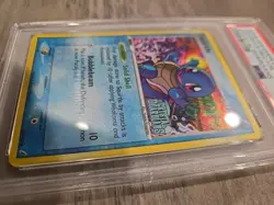 PSA 9 MINT 2006 Pokemon Squirtle Stamped Reverse Holo 64/100 Crystal Guardians - Image 5