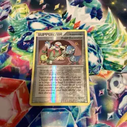 Pokemon Card - Fossil Excavator Mysterious Treasures 111/123 Reverse Holo 2007 - Image 1