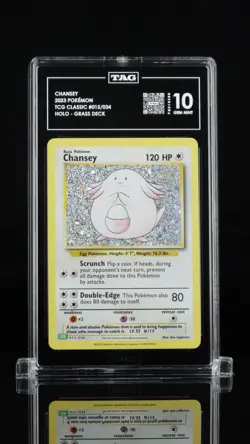 Chansey 015/034 CLV Classic Collection Holo Pokemon TAG 10 - Image 1