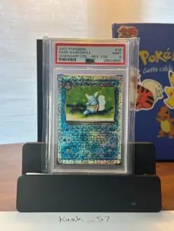 Pokemon 2002 Legendary Collection Dark Wartortle Reverse Holo 37/110 PSA 9 MINT - Image 1