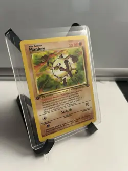 NM MANKEY 1ST EDITION - 55/64 WotC Pokemon TCG Jungle Set - Image 2