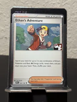 Ethan's Adventure (Cosmos Holo) Pokemon Prize Pack Series 8 DRI 165/182 NM - Image 1