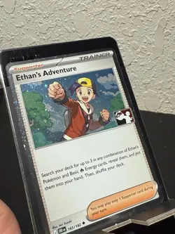 Ethan's Adventure (Cosmos Holo) Pokemon Prize Pack Series 8 DRI 165/182 NM - Image 2