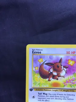Pokemon Cards: Jungle 1st Edition Common: Eevee 51/64 - Image 2