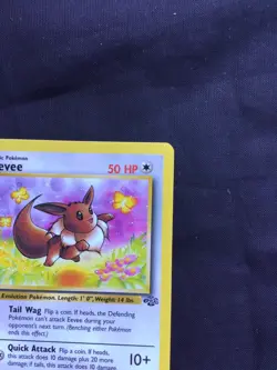 Pokemon Cards: Jungle 1st Edition Common: Eevee 51/64 - Image 3