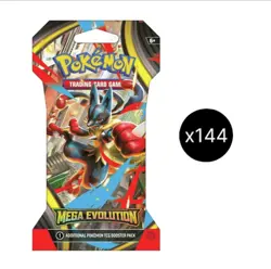 Pokemon TCG Mega Evolution Sleeved Booster Pack Factory Case 144x - Image 3