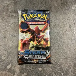 Sealed XY Steam Siege Booster Pack x2 - Volcanion Artwork 2016 Rare Pokemon TCG - Image 2