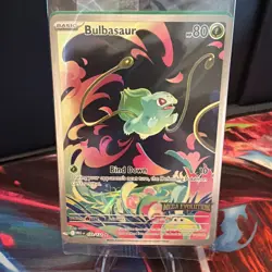 Bulbasaur *sealed* 133/132 Stamped Promo Holo Pokemon 2025 Mega Evolution - NM - Image 1