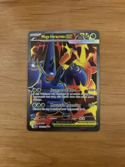 Mega Heracross ex 108/094 - Pokemon TCG - Phantasmal Flames - Ultra Rare - NM - Image 1