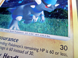 Rampardos #33/123 ✨SWIRL✨Cosmos Holo✨ 2007 Pokemon D&P Mysterious Treasures LP - Image 2