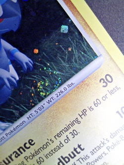 Rampardos #33/123 ✨SWIRL✨Cosmos Holo✨ 2007 Pokemon D&P Mysterious Treasures LP - Image 3