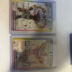 Pokemon TCG Umbreon Ex Espeon Ex Svp 175 176 Promo Pair NM Prismatic Evolution - Image 1