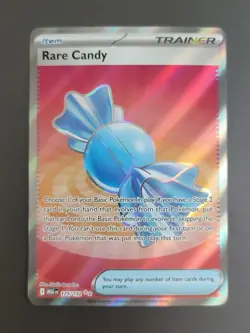 Rare Candy 175/132 Ultra Rare Trainer Item Full Art - Pokemon Mega Evolution NM - Image 1