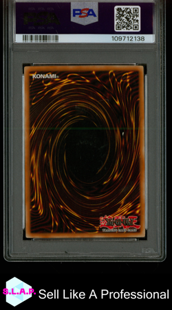 TIME WIZARD 1ST EDITION-PORTUGUESE YU-GI-OH! MRD-METAL RAIDERS 2002 P065 PSA 7 - Image 2