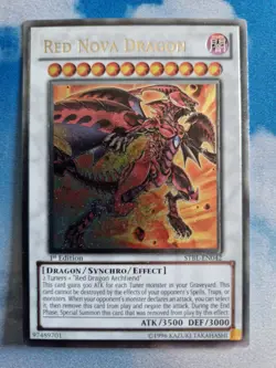 Yu-Gi-Oh Red Nova Dragon STBL-EN042 - Ultimate Rare 1st Edition - Image 1