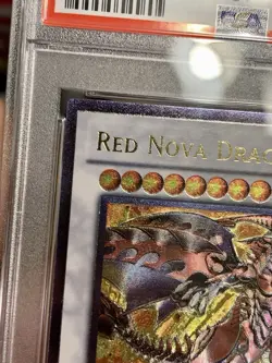 Yugioh 2010 Red Nova Dragon STBL-EN042 Ultimate Rare (UTR) 1st Ed PSA 9 - Image 5