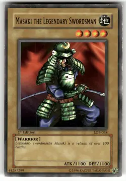 Masaki the Legendary Swordsman The Legend of Blue Eyes White Dragon Yugioh LP - Image 1