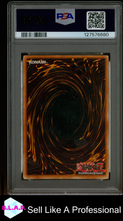 RED-EYES B. DRAGON YU-GI-OH! STARTER DECK: JOEY 2003 001 PSA 5 - Image 2