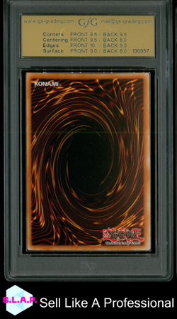 BLUE EYES JET DRAGON YUGIOH BACH-EN004 2022 BATTLE/CHAOS 1ST ED STAR RARE GSG 9 - Image 2