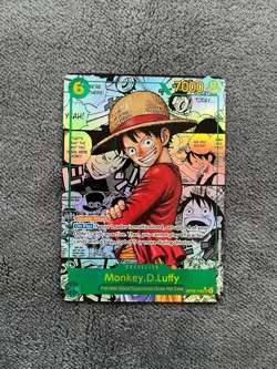 2025 One Piece OP13 - Carrying On His Will #118 Monkey D. Luffy Manga Rare - Image 1