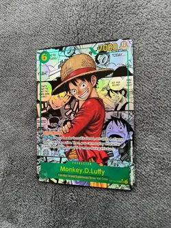 2025 One Piece OP13 - Carrying On His Will #118 Monkey D. Luffy Manga Rare - Image 2