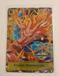 TEXTURED PROMO CS P-064 Kouzuki Momonosuke - Cartes One Piece Card Game - OP TCG - Image 1
