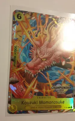 TEXTURED PROMO CS P-064 Kouzuki Momonosuke - Cartes One Piece Card Game - OP TCG - Image 2