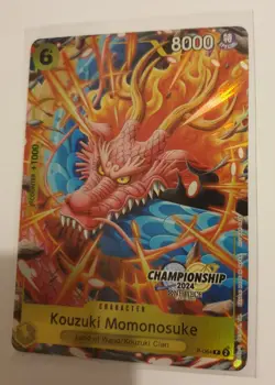 TEXTURED PROMO CS P-064 Kouzuki Momonosuke - Cartes One Piece Card Game - OP TCG - Image 3
