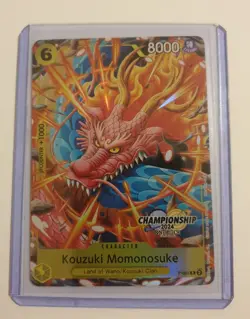 TEXTURED PROMO CS P-064 Kouzuki Momonosuke - Cartes One Piece Card Game - OP TCG - Image 4