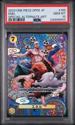 PSA 10 - Enel - OP05 100 AA SP - Japanese - One Piece - Awakening of the New Era - Image 1