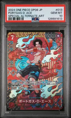 PSA 10 - Portgas D. Ace - OP02 013 AA SP - Japanese One Piece - Two Legends OP08 - Image 1