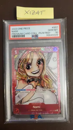 One Piece Premium Card Collection Film Red #007 Nami PSA 10 - Image 1