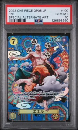 PSA 10 - Enel - OP05 100 AA SP - Japanese - One Piece - Awakening of the New Era - Image 1