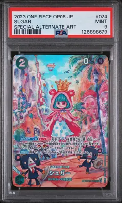 PSA 9 - Sugar - OP04 024 SP OP06 - Japanese One Piece Card Wings of the Captain - Image 1