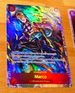 ONE PIECE ENGLISH CARD GAME CARTE MARCO OP03-013 SR EN TCG MINT - Image 1