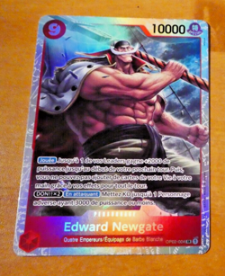 ONE PIECE CARD RARE HOLO GAME CARTE FRANCAISE EWARD NEWGATE PRB01 OP02-004 FR NM - Image 1