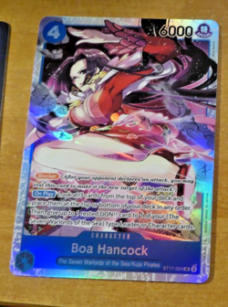 ONE PIECE ENGLISH CARD GAME HOLO CARTE Boa Hancock ST17-004 EN ST JCC MINT - Image 1
