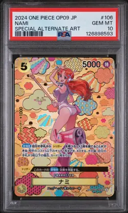 PSA 10 - Nami - OP08 106 AA SP OP09 Japanese One Piece Emperors in the New World - Image 1