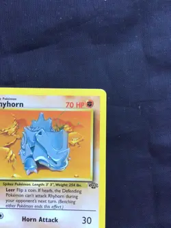 Pokemon Cards: Jungle 1st Edition Common: Rhyhorn 61/64 - Image 3