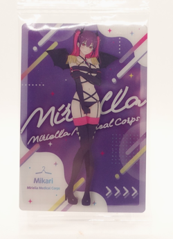 Miriella 2.5 Dimensional Seduction Metallic Wafer Anime Trading Card - Image 1