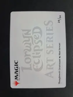 Thoughtweft Lieutenant 26/54 MTG Lorwyn Eclipsed Art Series Card - Image 2
