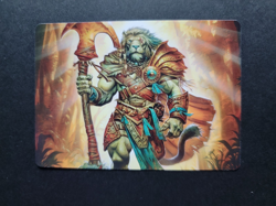 Ajani, Outland Chaperone 28/54 MTG Lorwyn Eclipsed Art Series Card - Image 1