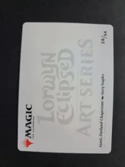 Ajani, Outland Chaperone 28/54 MTG Lorwyn Eclipsed Art Series Card - Image 2