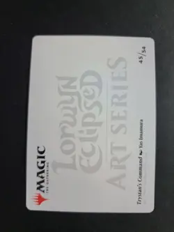Trystan's Command 45/54 MTG Lorwyn Eclipsed Art Series Card - Image 2