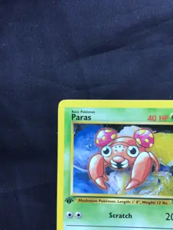 Pokemon Cards: Jungle 1st Edition Common: Paras 59/64 - Image 2