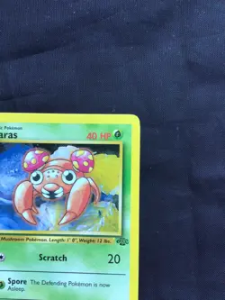 Pokemon Cards: Jungle 1st Edition Common: Paras 59/64 - Image 3