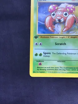 Pokemon Cards: Jungle 1st Edition Common: Paras 59/64 - Image 5