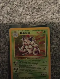 Pokemon Nidoking Holo Rare TCG Card 11/102 Base Set Vintage WOTC - Image 2